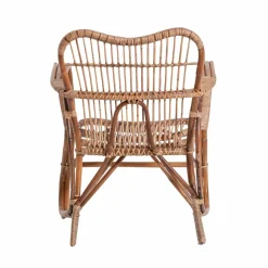 Fauteuil<Made in Meubles Fauteuil en rotin arrondi Rattan