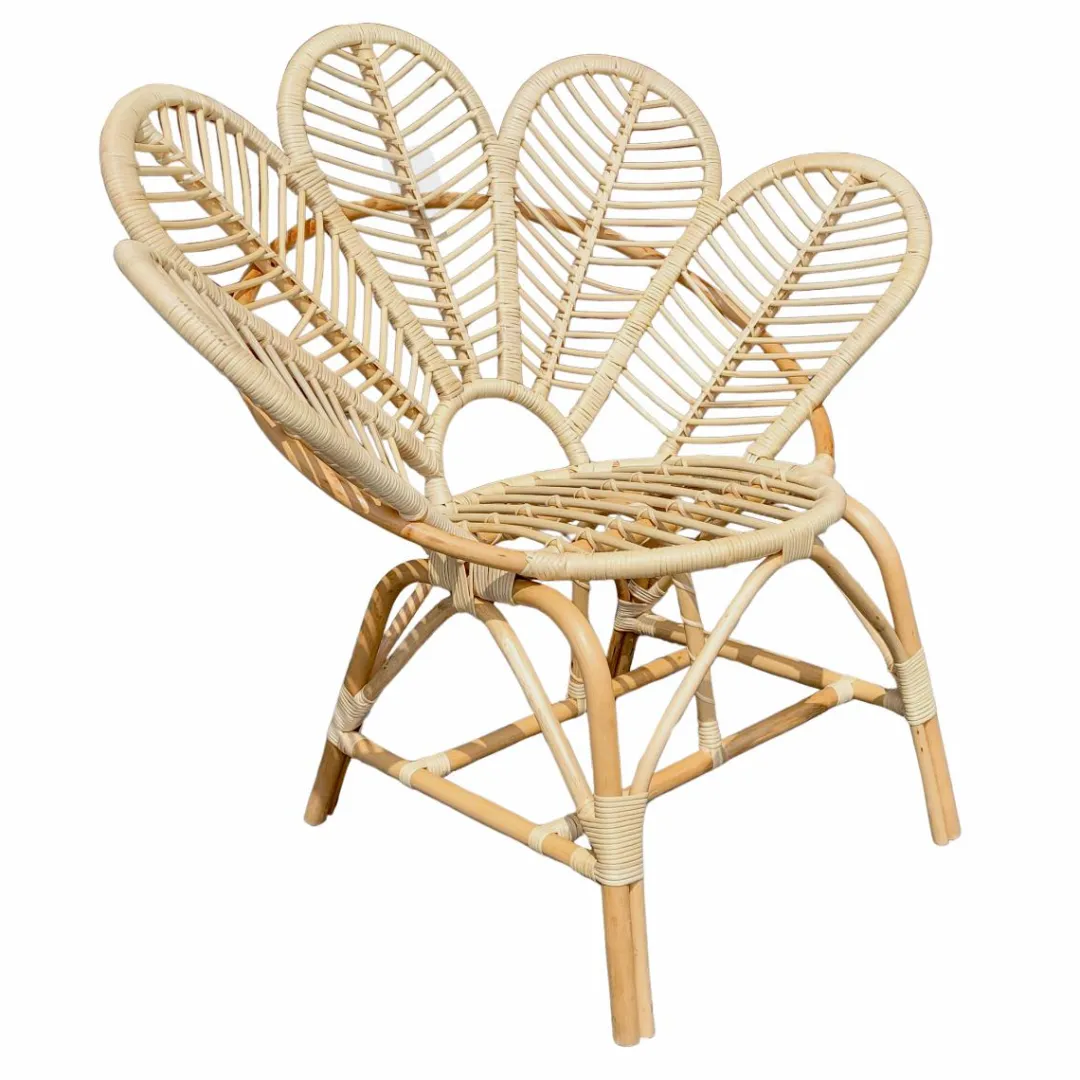 Fauteuil<Made in Meubles Fauteuil en rotin fleur Rattan