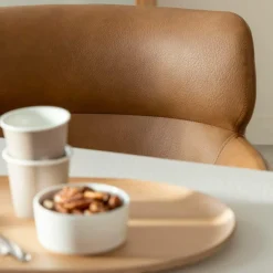 Chaise<Made in Meubles Fauteuil en simili-cuir Valentin (lot de 2)