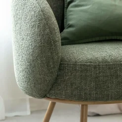 Fauteuil<Made in Meubles Fauteuil en tissu confort Orenzo