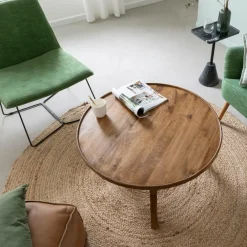 Fauteuil<Made in Meubles Fauteuil en tissu et métal Isaure