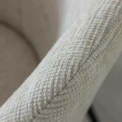 Chaise<Made in Meubles Fauteuil en tissu sable Aëlys (lot de 2)