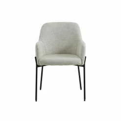 Chaise<Made in Meubles Fauteuil en tissu sable Aëlys (lot de 2)