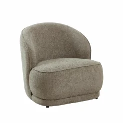 Fauteuil<Made in Meubles Fauteuil en tissu taupe Travis