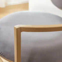 Fauteuil<Made in Meubles Fauteuil en velours et métal doré Albin