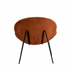 Fauteuil<Made in Meubles Fauteuil en velours terracotta Dorian