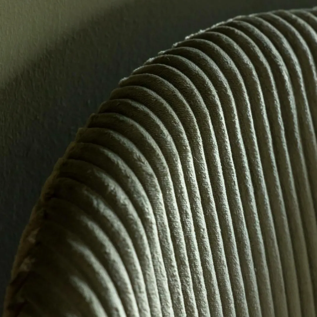 Fauteuil<Made in Meubles Fauteuil en velours vert Dorian