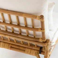 Fauteuil<Made in Meubles Fauteuil futon en rotin 1 place Elisa