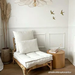 Fauteuil<Made in Meubles Fauteuil futon en rotin 1 place Elisa