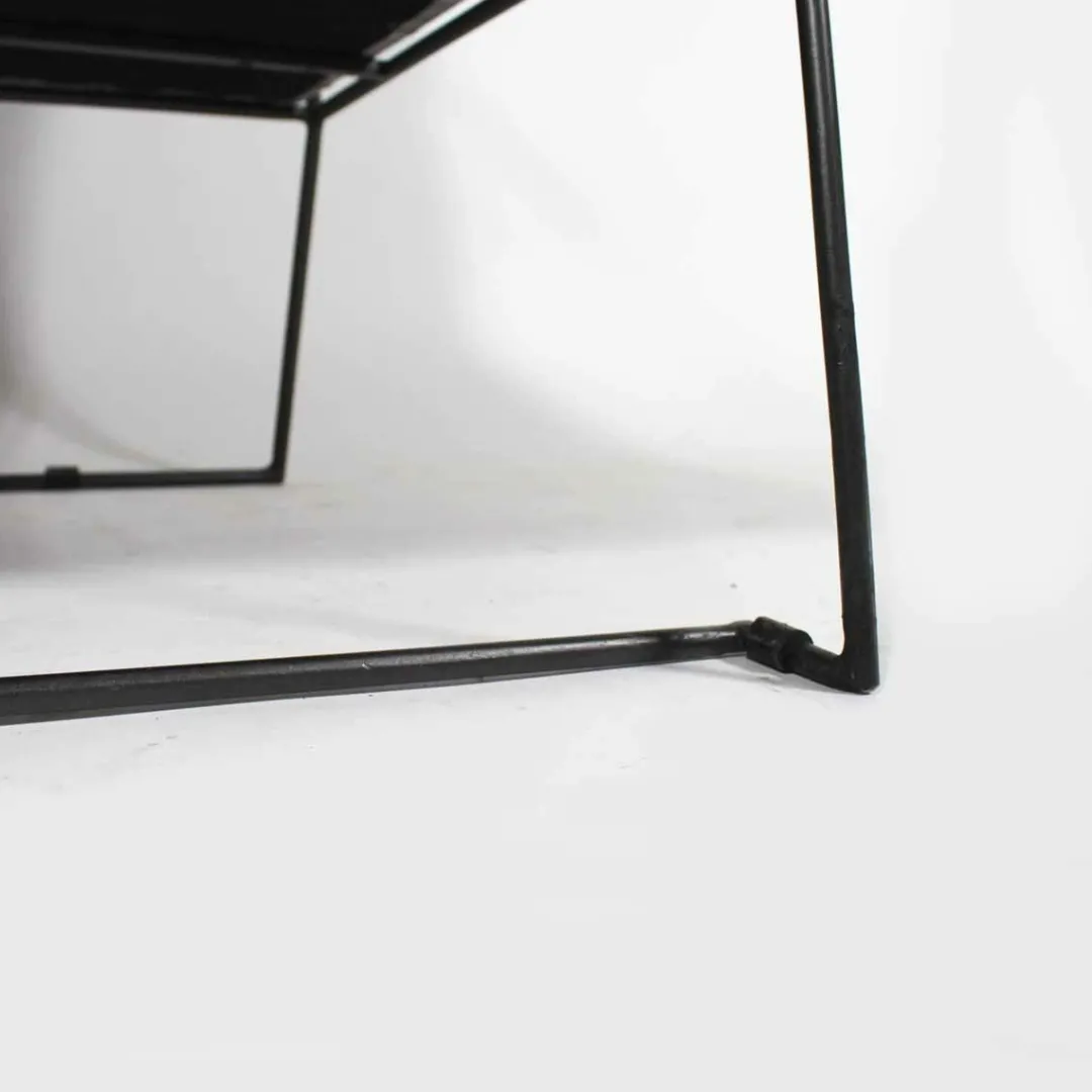 Fauteuil<Made in Meubles Fauteuil lounge en tissu bleu délavé armature métal