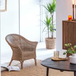 Fauteuil<Made in Meubles Fauteuil pour enfant en rotin Amael