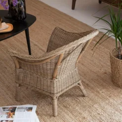 Fauteuil<Made in Meubles Fauteuil pour enfant en rotin Amael