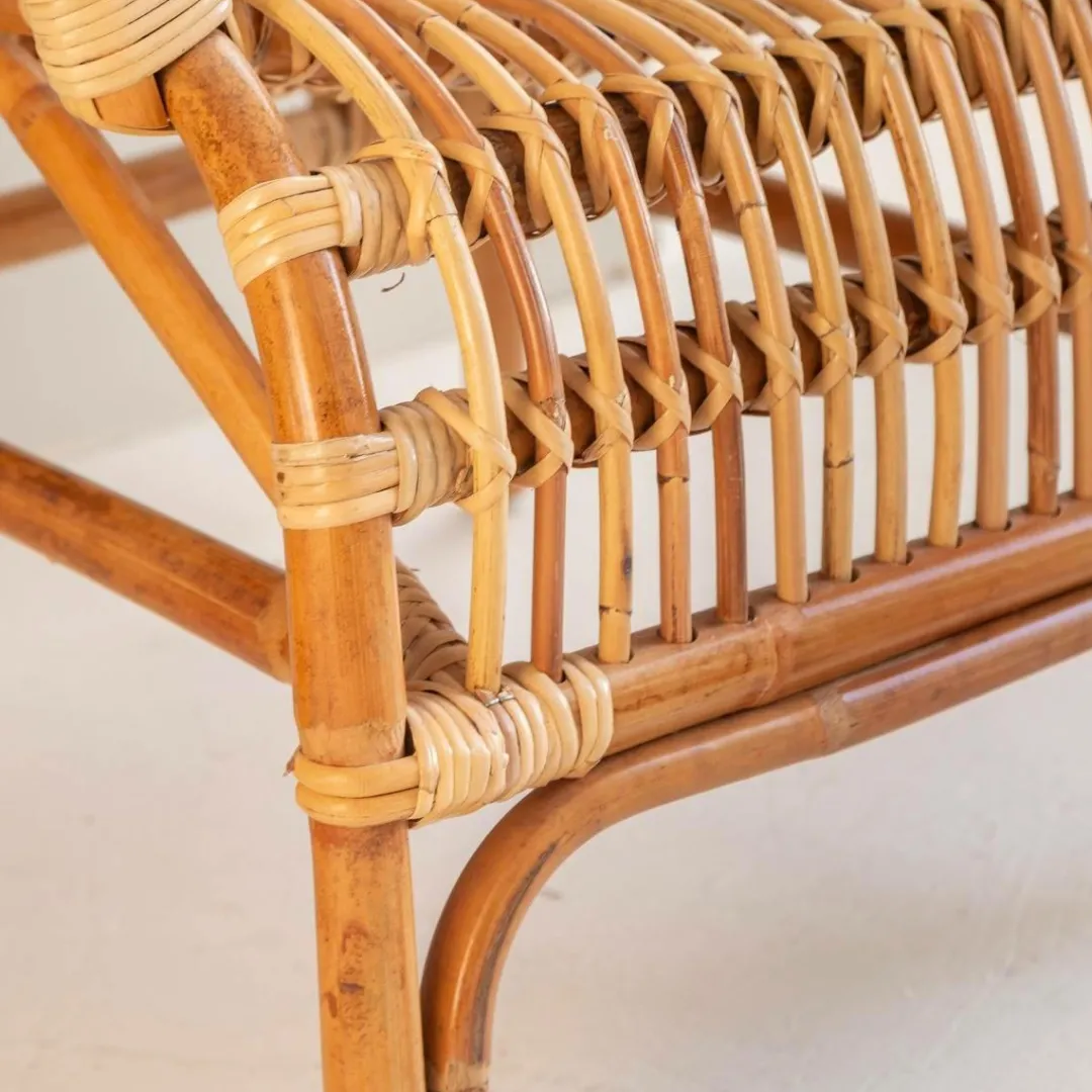 Fauteuil<Made in Meubles Fauteuil vintage en rotin Rattan