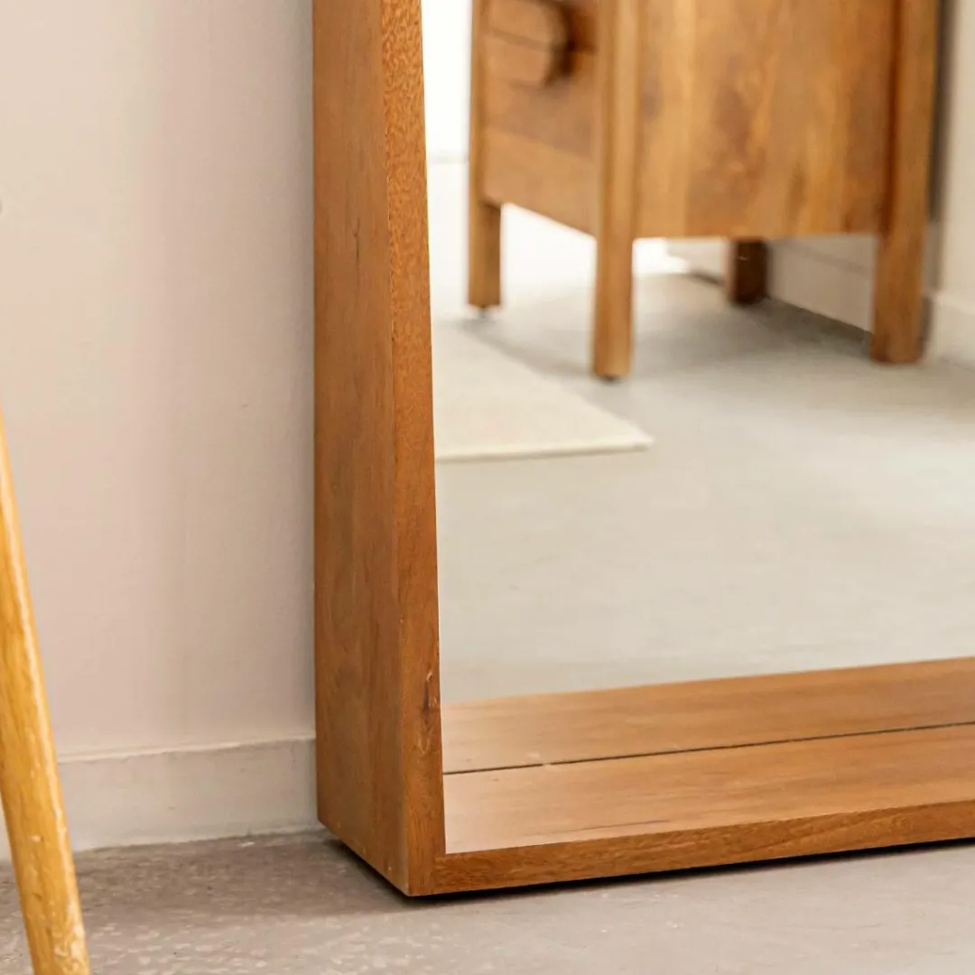 Miroir|Décoration<Made in Meubles Grand miroir en bois de manguier Marley