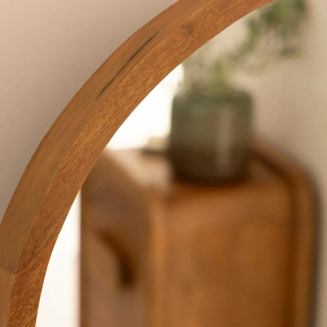 Miroir|Décoration<Made in Meubles Grand miroir en bois de manguier Marley