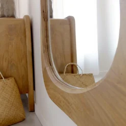 Miroir|Décoration<Made in Meubles Grand miroir organique en bois de manguier Marley