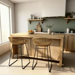 Meuble Bas|Ilot Central<Made in Meubles Ilot central en bois recyclé Garance