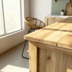 Meuble Bas|Ilot Central<Made in Meubles Ilot central en bois recyclé Garance