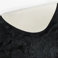 Décoration<Made in Meubles Jeté en fausse fourrure noire