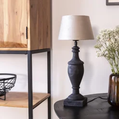 Lampe À Poser<Made in Meubles Lampe à  poser en bois de manguier Will