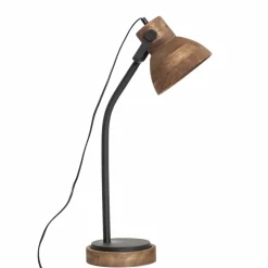 Lampe À Poser<Made in Meubles Lampe à  poser en bois de manguier et métal Loulou