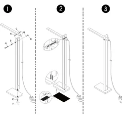 Lampe Sur Pied<Made in Meubles Lampe sur pied articulé LED Malone