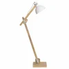 Lampe Sur Pied<Made in Meubles Lampe sur pied en bois de manguier et métal Martha