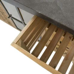 Meuble Bas|Ilot Central<Made in Meubles Îlot central en bois recyclé Champêtre