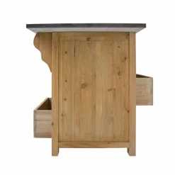 Meuble Bas|Ilot Central<Made in Meubles Îlot central en bois recyclé Champêtre