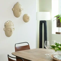 Décoration<Made in Meubles Masque ovale en papier mâché Antoine