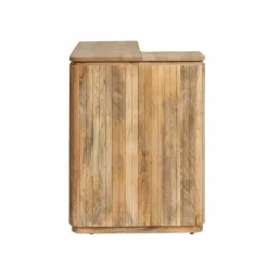 Meuble Bar<Made in Meubles Meuble bar en angle bois de manguier Lou