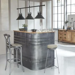 Meuble Bar<Made in Meubles Meuble bar en angle en métal Locker