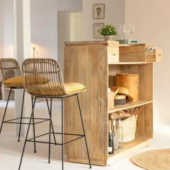 Meuble Bar<Made in Meubles Meuble bar en bois de manguier Lou
