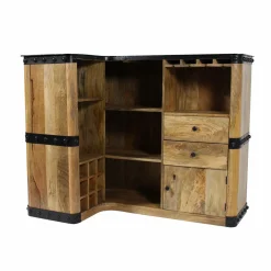 Meuble Bar<Made in Meubles Meuble bar en bois de manguier New-York