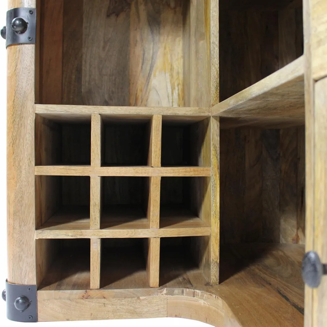 Meuble Bar<Made in Meubles Meuble bar en bois de manguier New-York