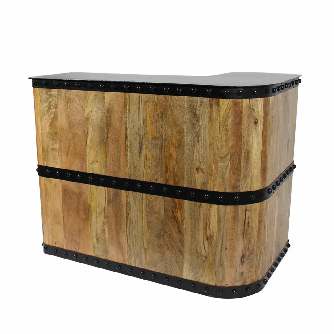 Meuble Bar<Made in Meubles Meuble bar en bois de manguier New-York