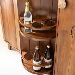 Meuble Bar<Made in Meubles Meuble bar en bois de manguier Elio