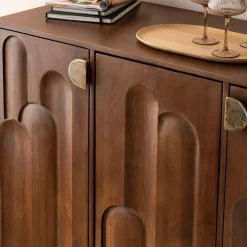 Meuble Bar<Made in Meubles Meuble bar en bois de manguier Elio