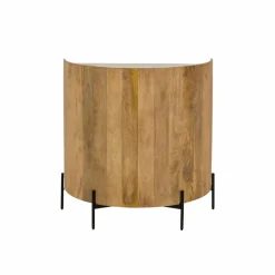 Meuble Bar<Made in Meubles Meuble bar en bois de manguier et marbre Adler