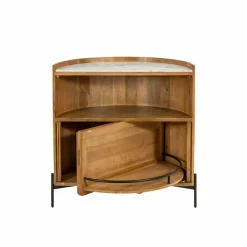 Meuble Bar<Made in Meubles Meuble bar en bois de manguier et marbre Adler