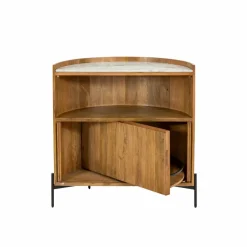 Meuble Bar<Made in Meubles Meuble bar en bois de manguier et marbre Adler