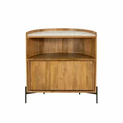 Meuble Bar<Made in Meubles Meuble bar en bois de manguier et marbre Adler
