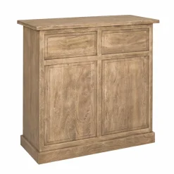 Meuble Bar<Made in Meubles Meuble bar en bois de manguier brossé et métal Helsinki