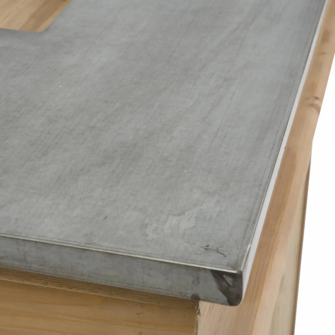 Meuble Bar<Made in Meubles Meuble bar en bois recyclé 120cm Garance