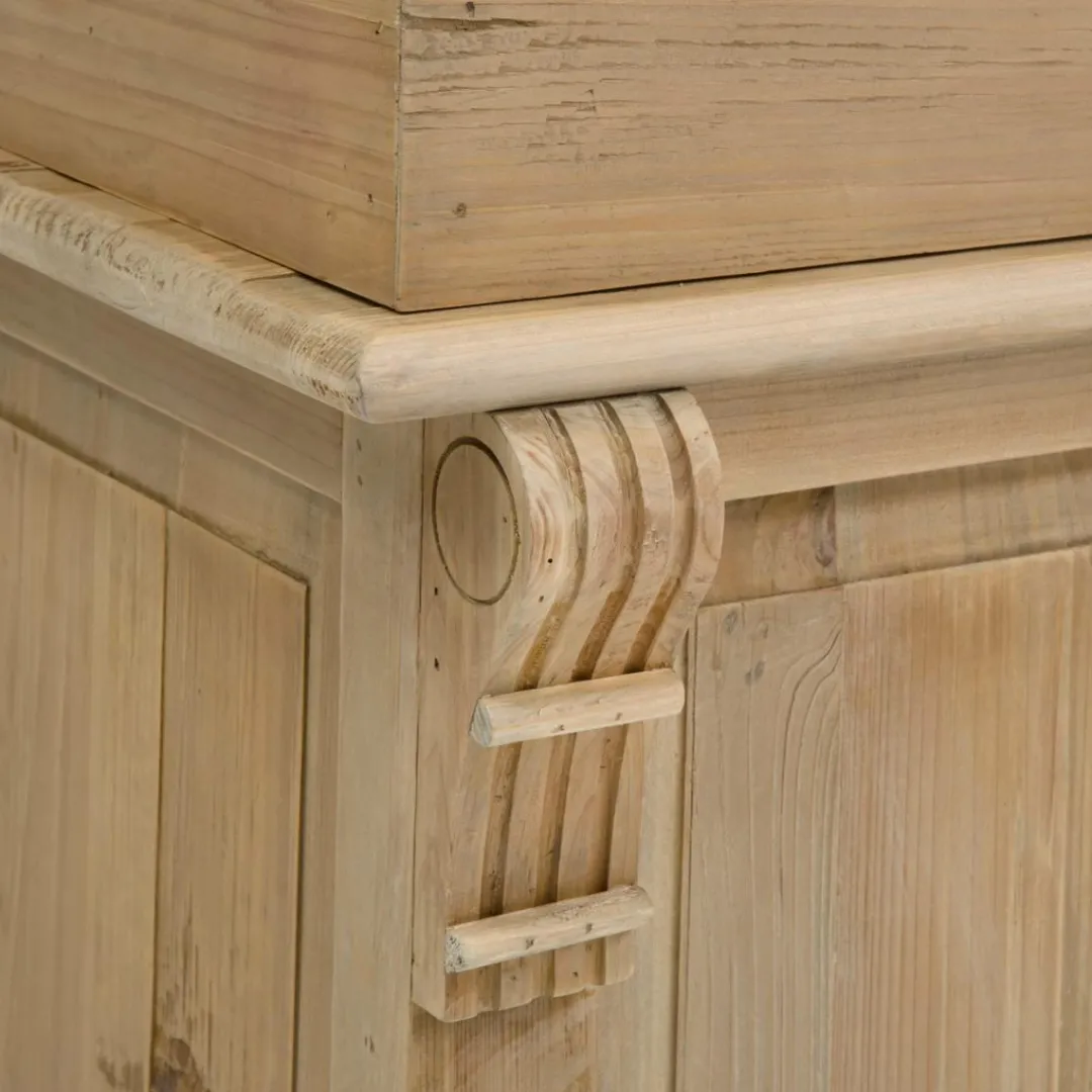 Meuble Bar<Made in Meubles Meuble bar en bois recyclé 120cm Garance