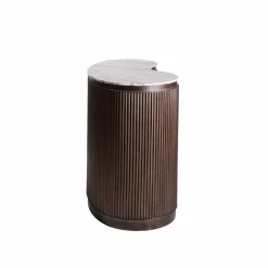 Meuble Bar<Made in Meubles Meuble bar haricot en marbre et métal Orlando