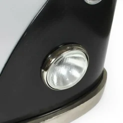 Meuble Bar<Made in Meubles Meuble bar noir avec plateau en bois de manguier Combi