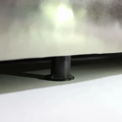 Meuble Bar<Made in Meubles Meuble bar noir avec plateau en bois de manguier Combi