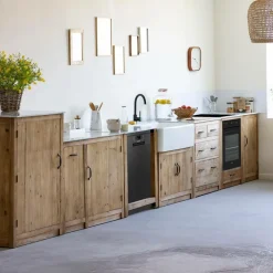 Meuble Bas<Made in Meubles Meuble bas de cuisine avec tiroir coulissant Epure