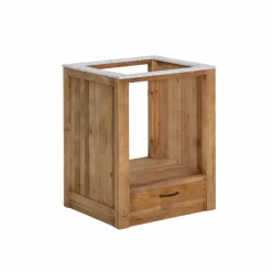 Meuble Bas<Made in Meubles Meuble bas de cuisine pour four et plaques de cuisson Epure
